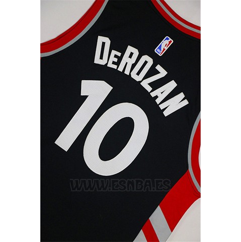 Camiseta Toronto Raptors DeMar DeRozan #10 Negro